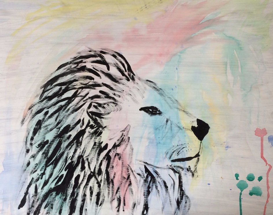 One of my first paintings...